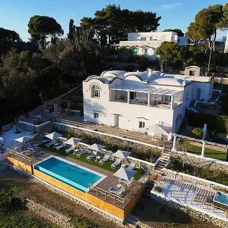 빌라 My Exclusive Italy - Elegant In Infinity Pool & Design 아나카프리